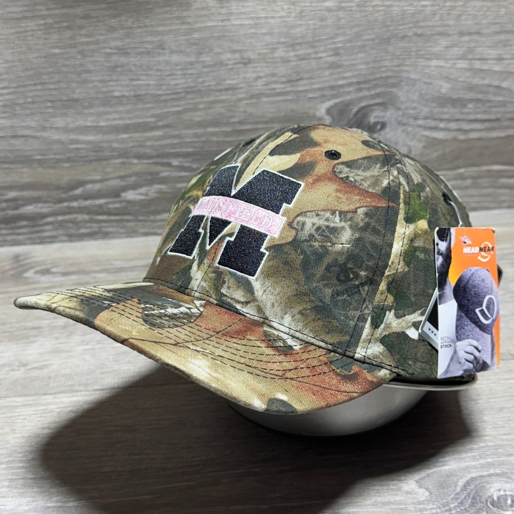 Mansfield Truetimber Camo Baseball Cap‎ Headwear Adjustable Strap Hat NWT